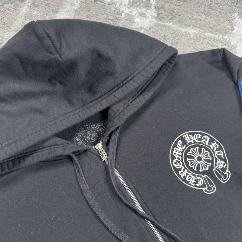 Chrome Hearts Horseshoe Multi-color Zip Up Hoodie 