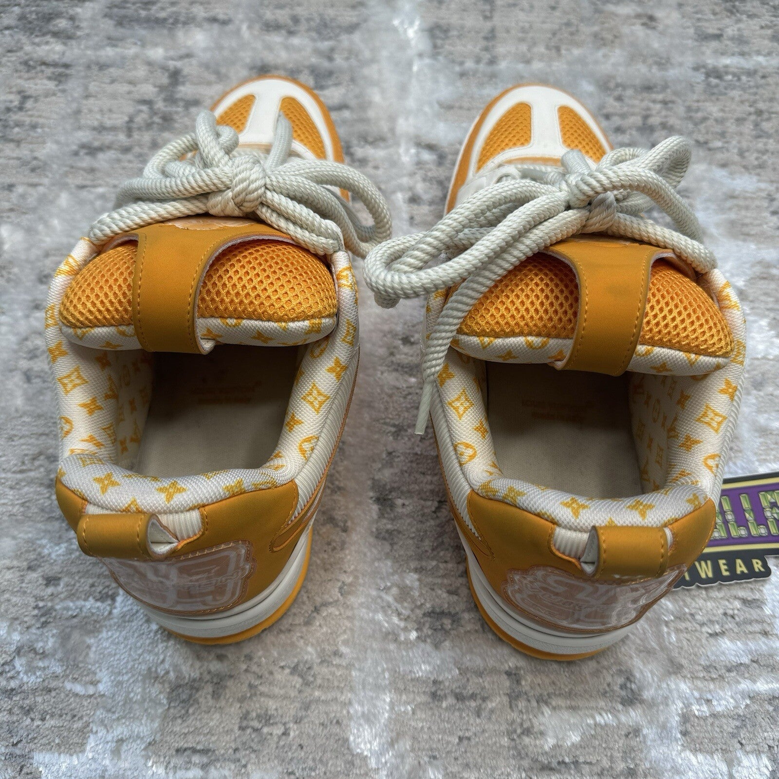 Louis Vuitton Skate Trainer Sneaker ‘yellow White’ Sz- 8LV/9M