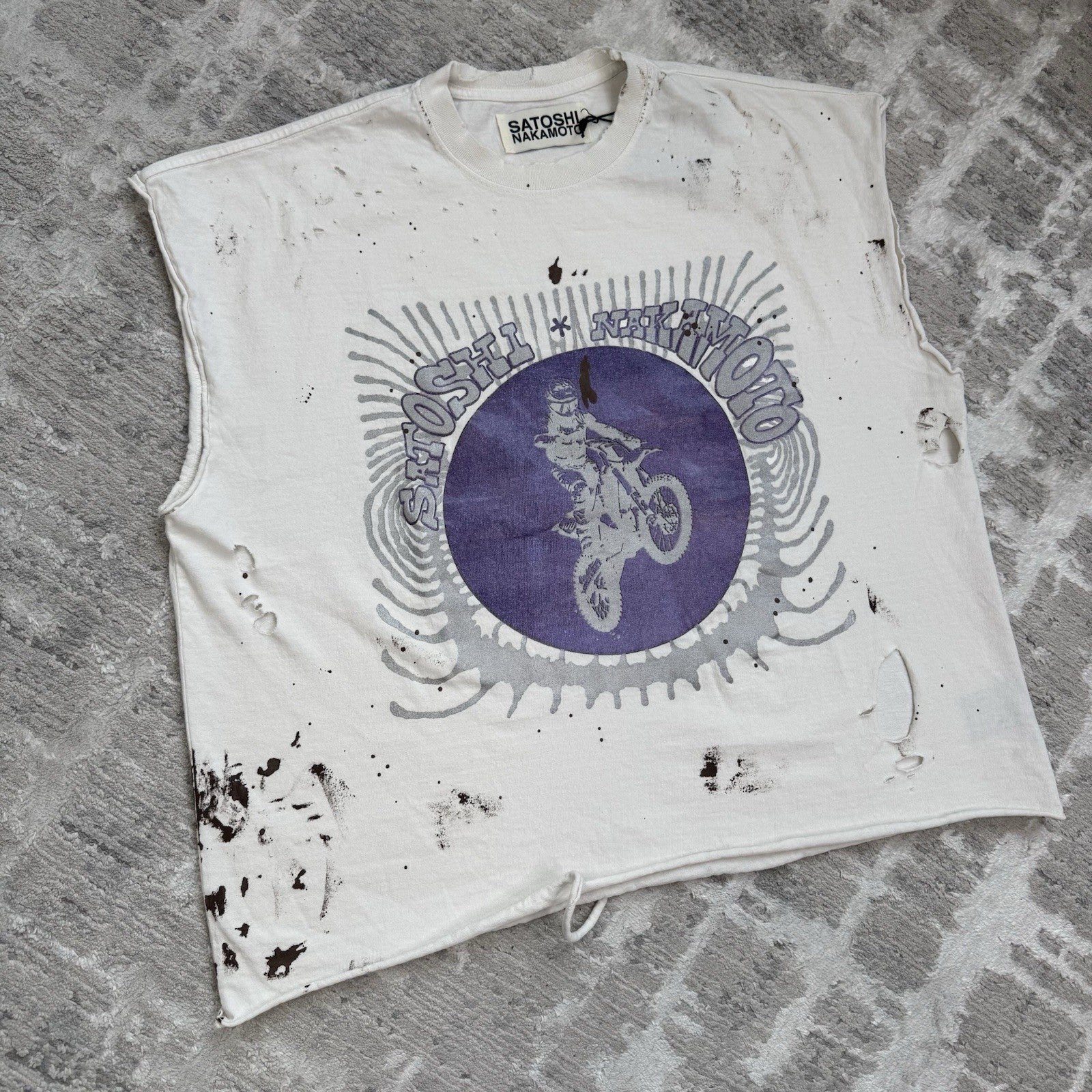 Satoshi Nakamoto Motorsport Cut-off Shirt 