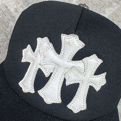 Chrome Hearts Cemetery Cross Patch Trucker Hat 
