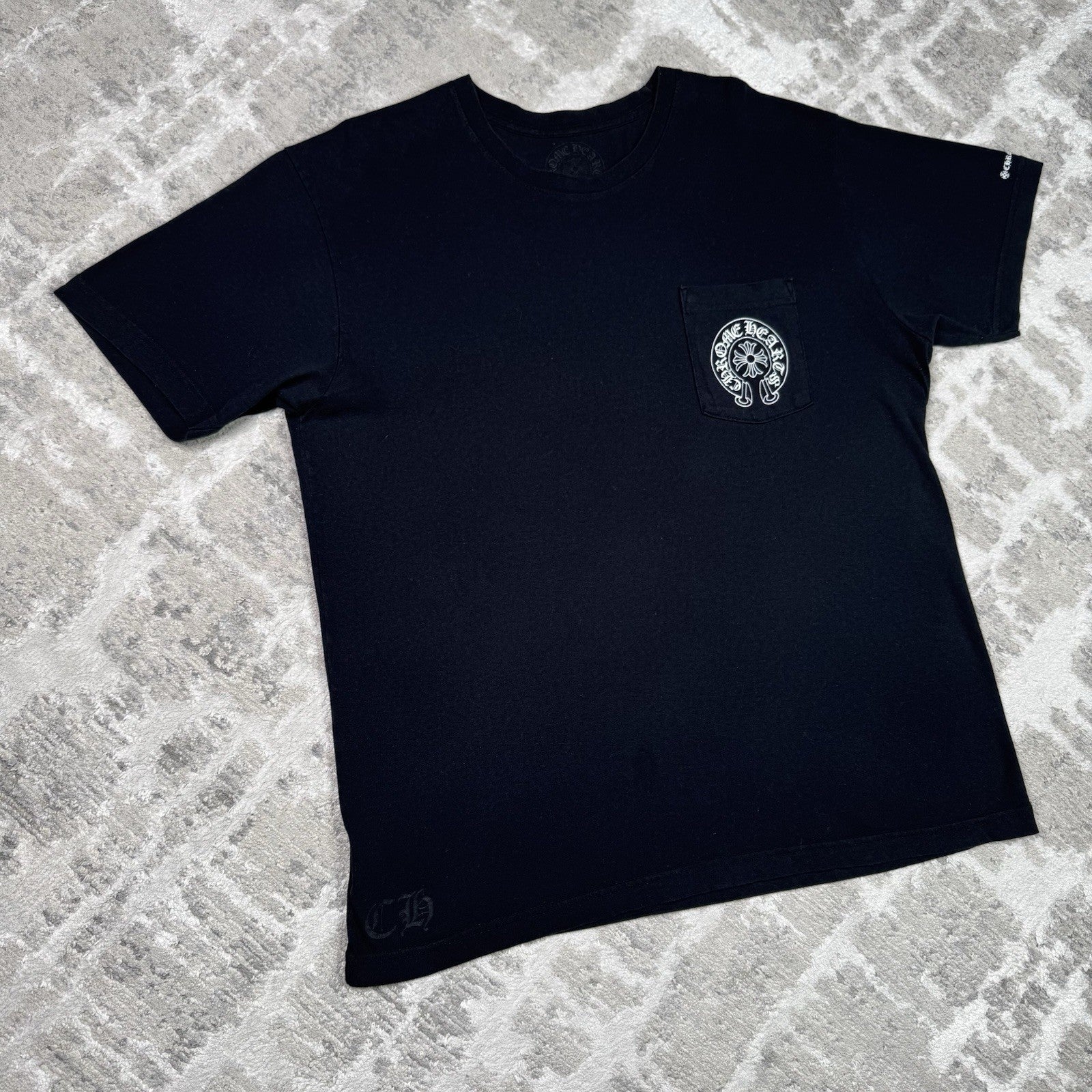 Chrome Hearts Horseshoe Short Sleeve Tee Shirt 