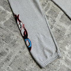 Chrome Hearts Matty Boy Brain Flame Sweatpants 