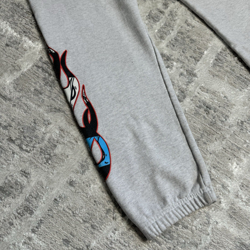 Chrome Hearts Matty Boy Brain Flame Sweatpants 