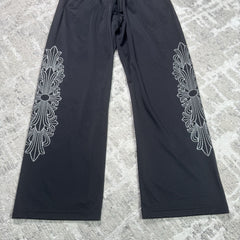 Chrome Hearts Mesh CH Floral Stadium Sweatpants 