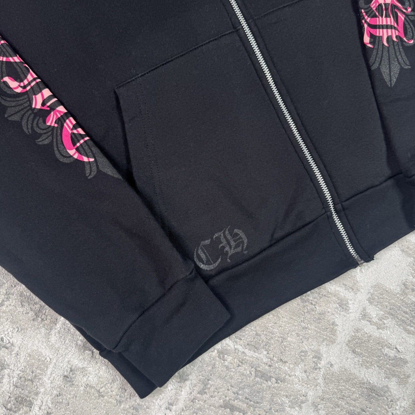 Chrome Hearts Cross Dagger Zip Up Hoodie
