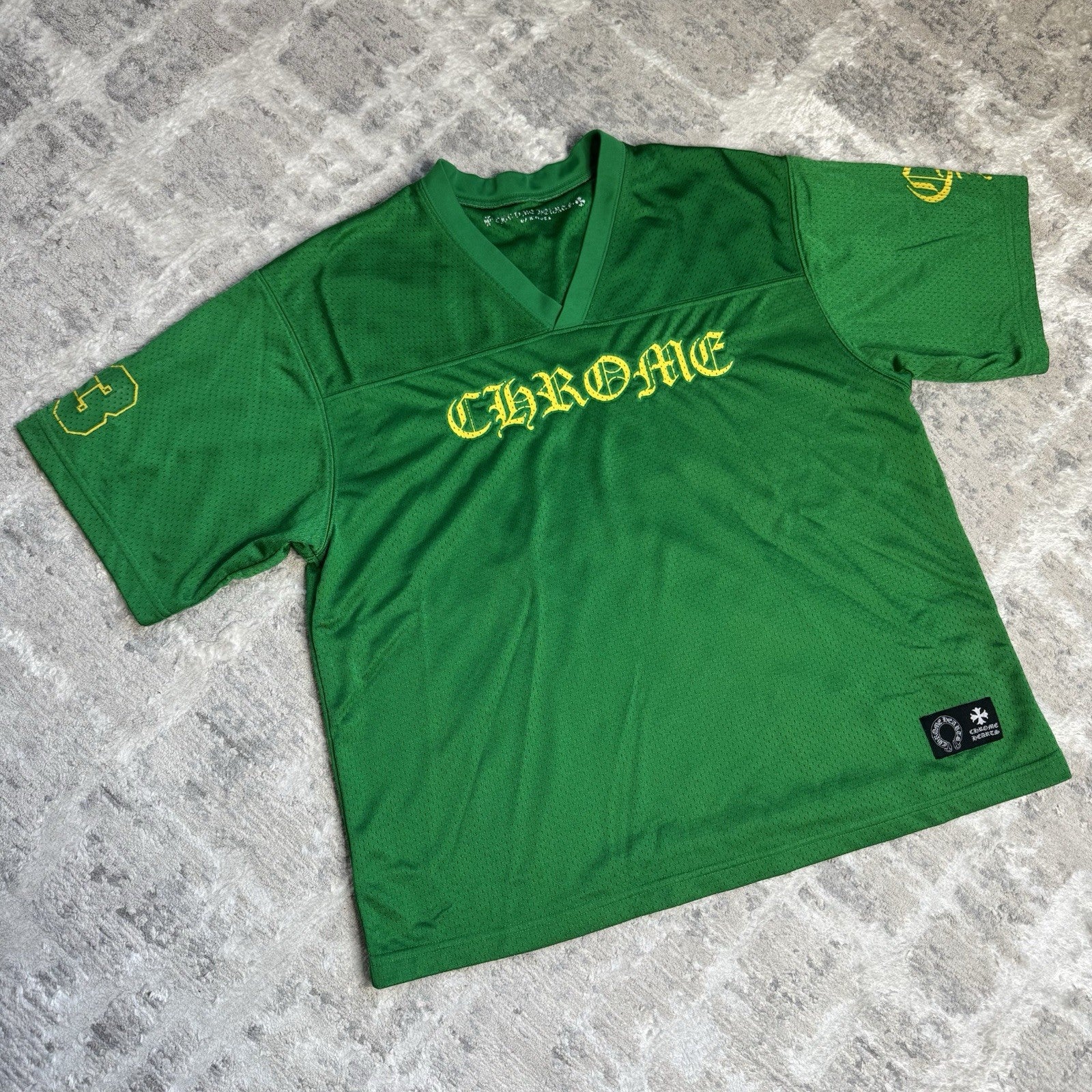 Chrome Hearts Mesh CH Short Sleeve Jersey 