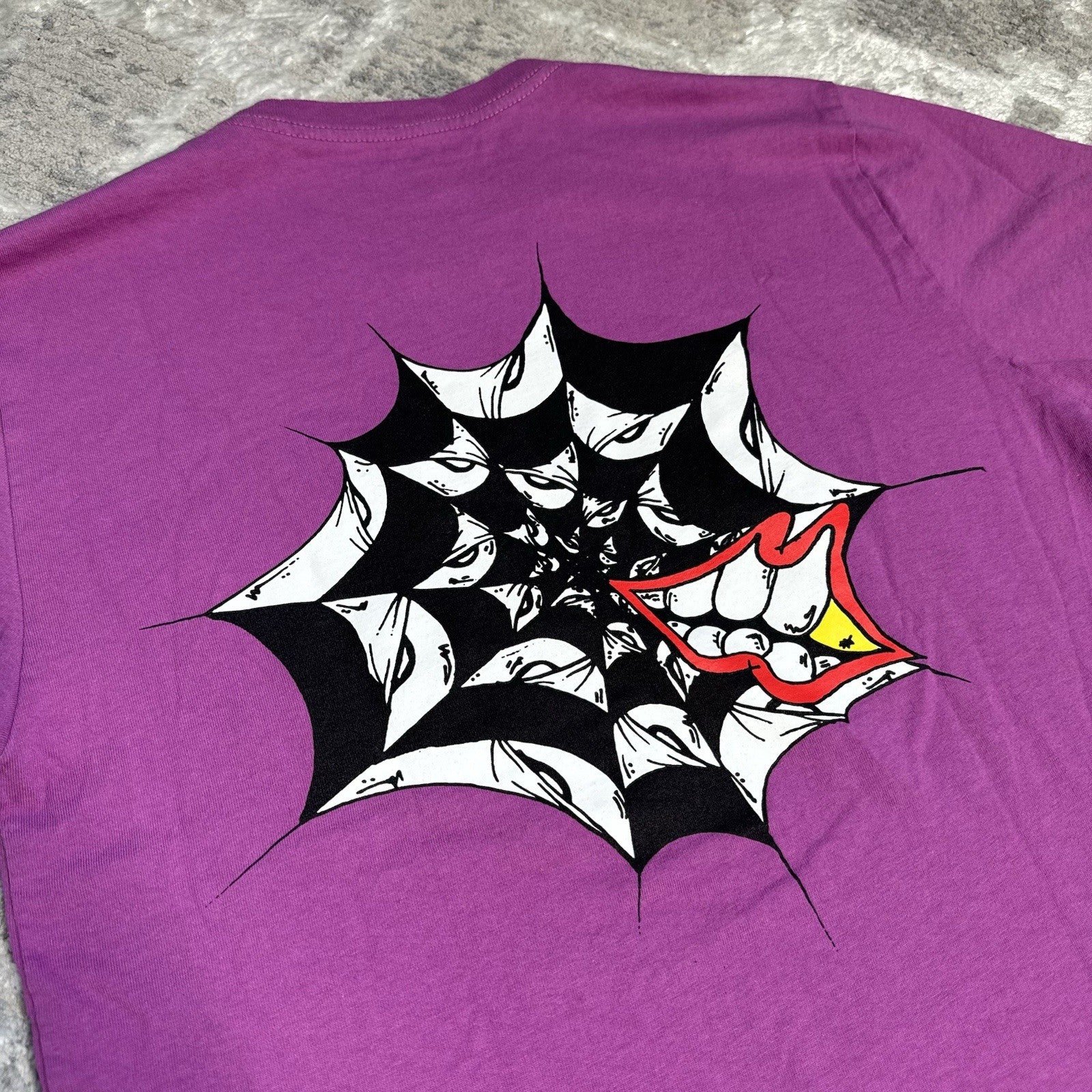 Chrome Hearts Matty Boy Spiderweb Short Sleeve Pocket Tee Shirt 
