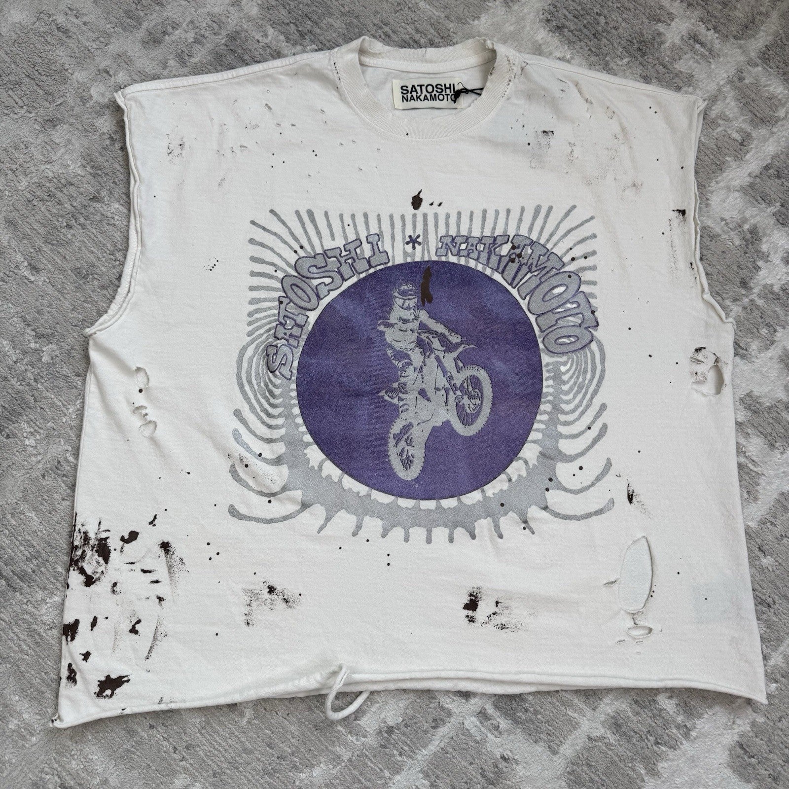 Satoshi Nakamoto Motorsport Cut-off Shirt 