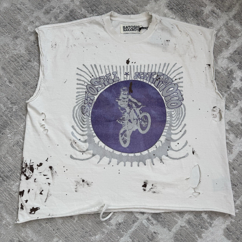 Satoshi Nakamoto Motorsport Cut-off Shirt 