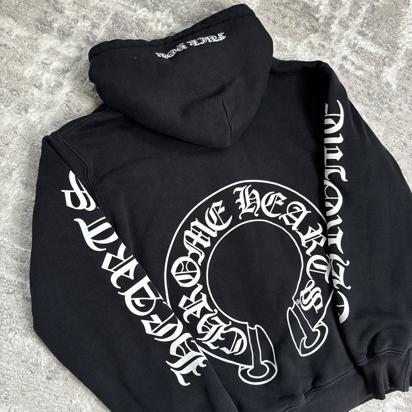 Chrome Hearts Thermal Horseshoe Dagger Zip Up Hoodie 