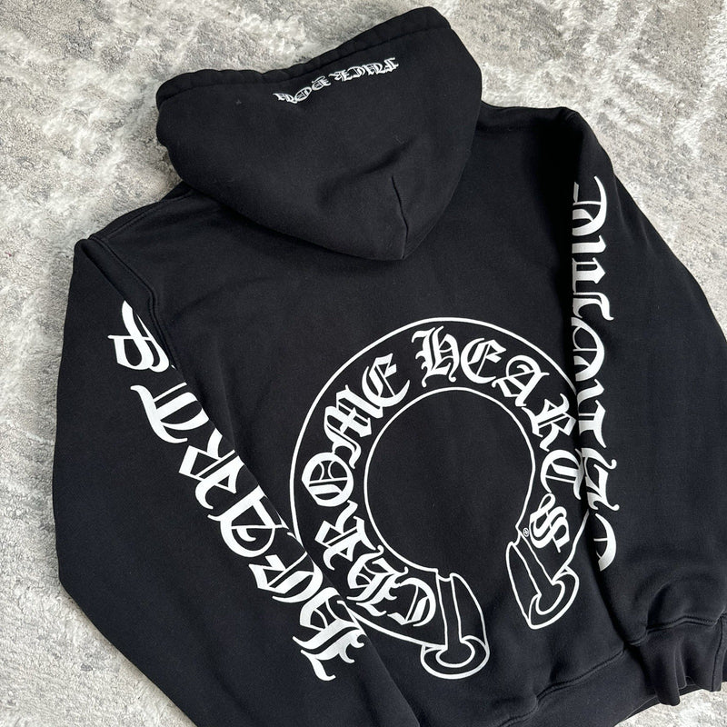 Chrome Hearts Thermal Horseshoe Dagger Zip Up Hoodie 