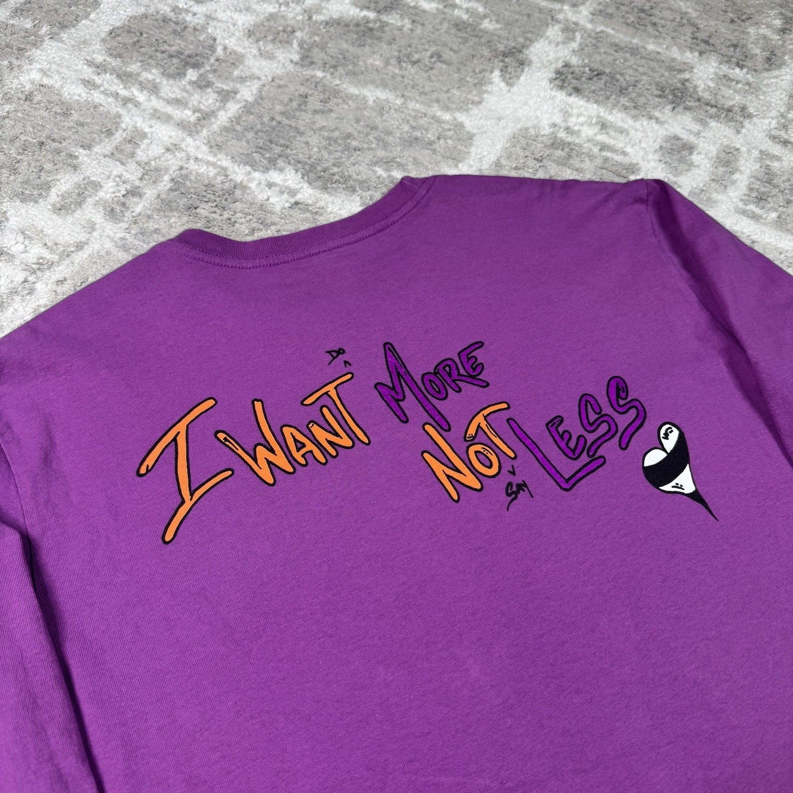 Chrome Hearts Matty Boy I Want More Not Less Long Sleeve Tee Shirt 