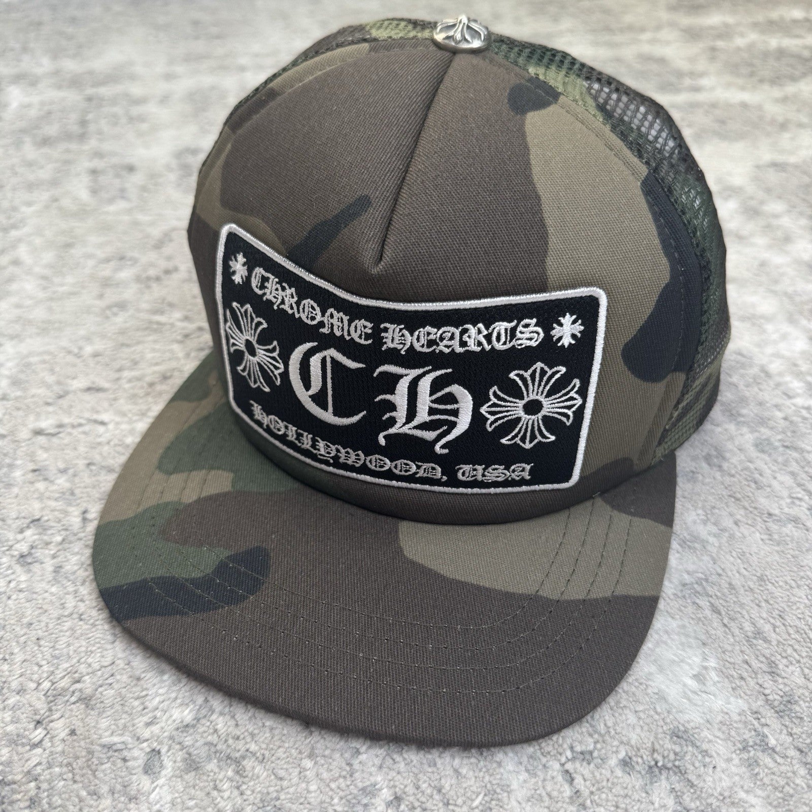 Chrome Hearts Hollywood CH Trucker Hat 