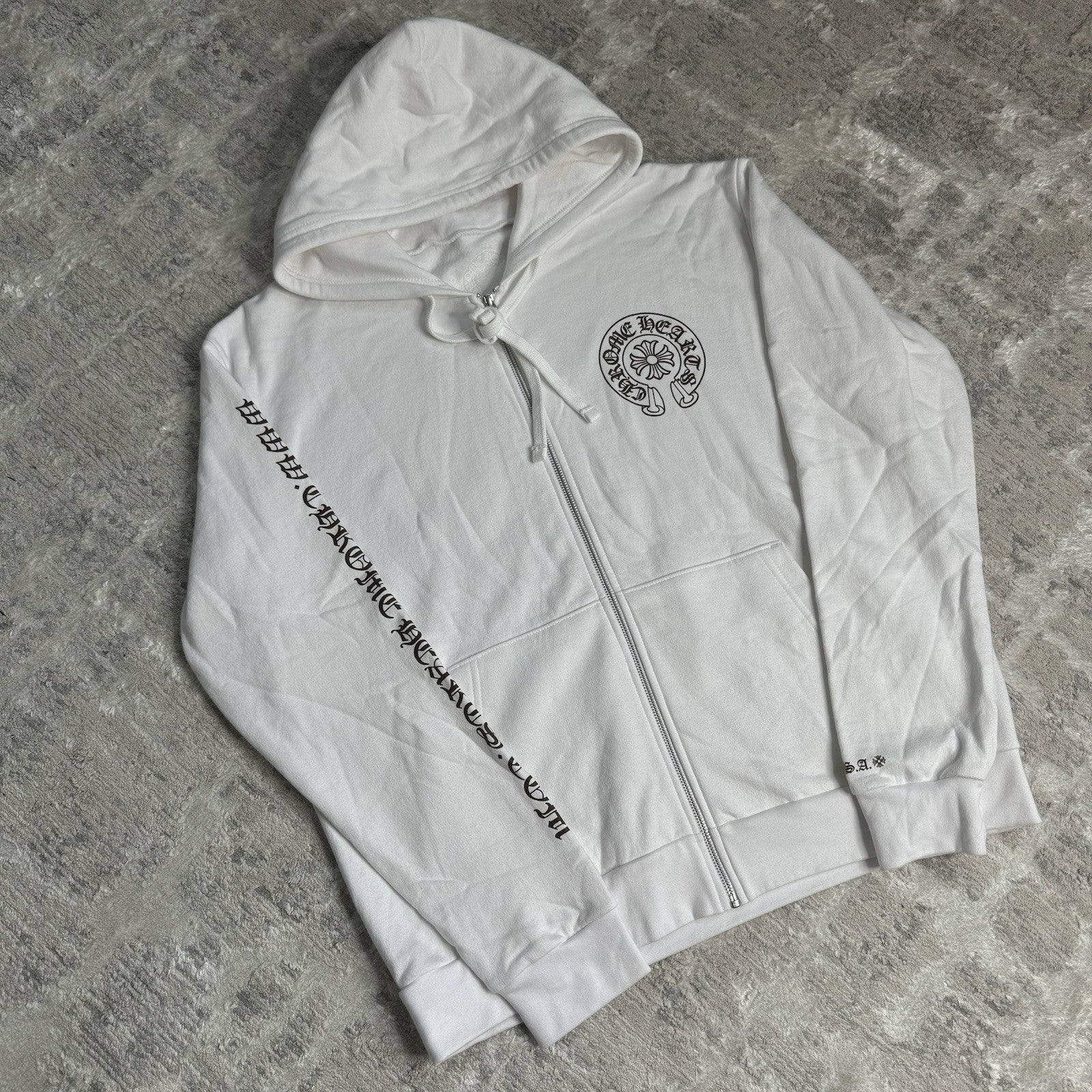 Chrome Hearts Online Exclusive Zip Up Hoodie 
