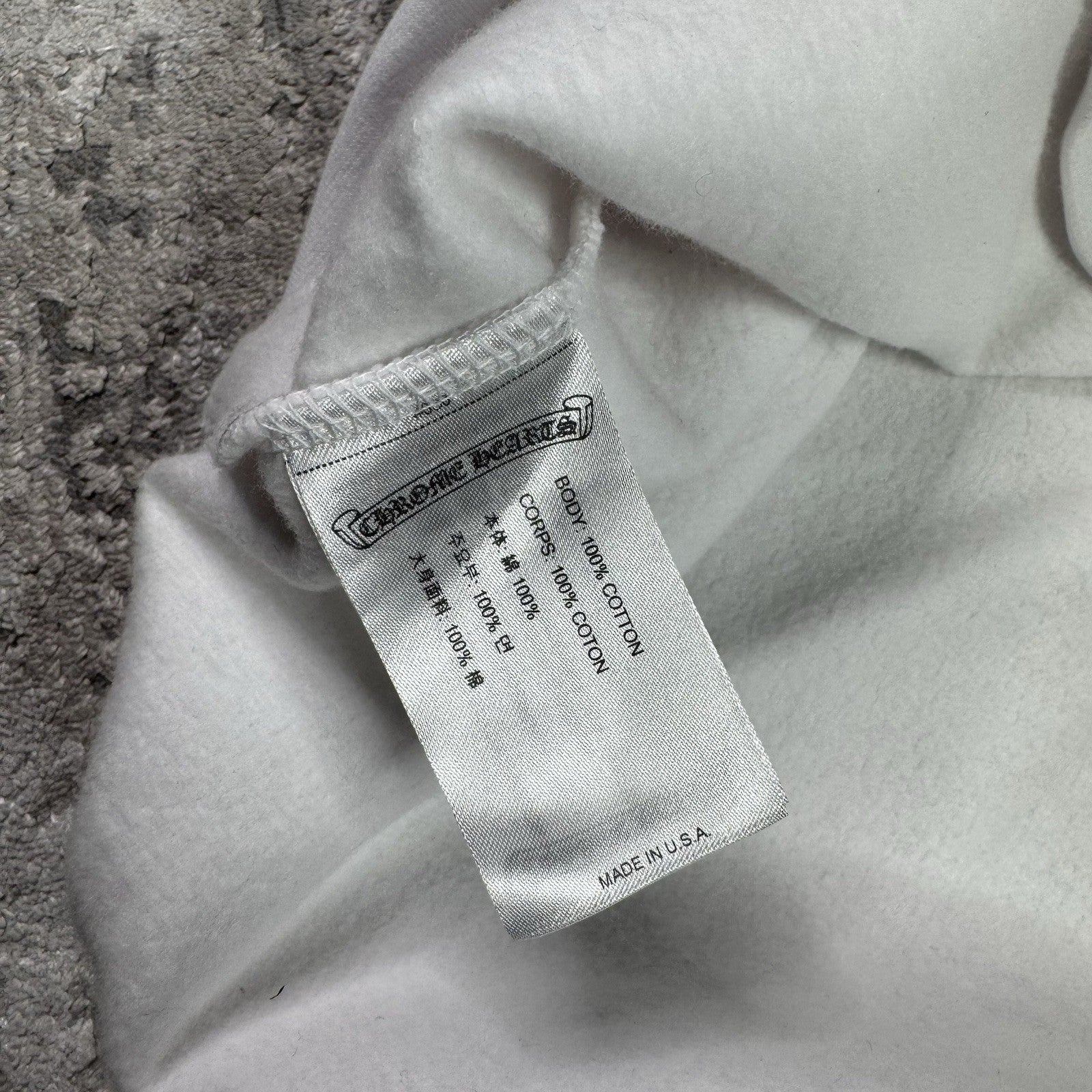 Chrome Hearts Purple Glitter Online Exclusive Horseshoe Pullover Hoodie 