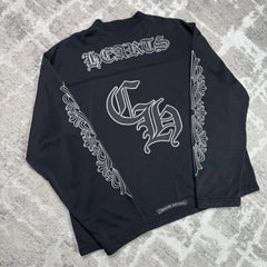 Chrome Hearts Mesh CH Stadium Long Sleeve Jersey 