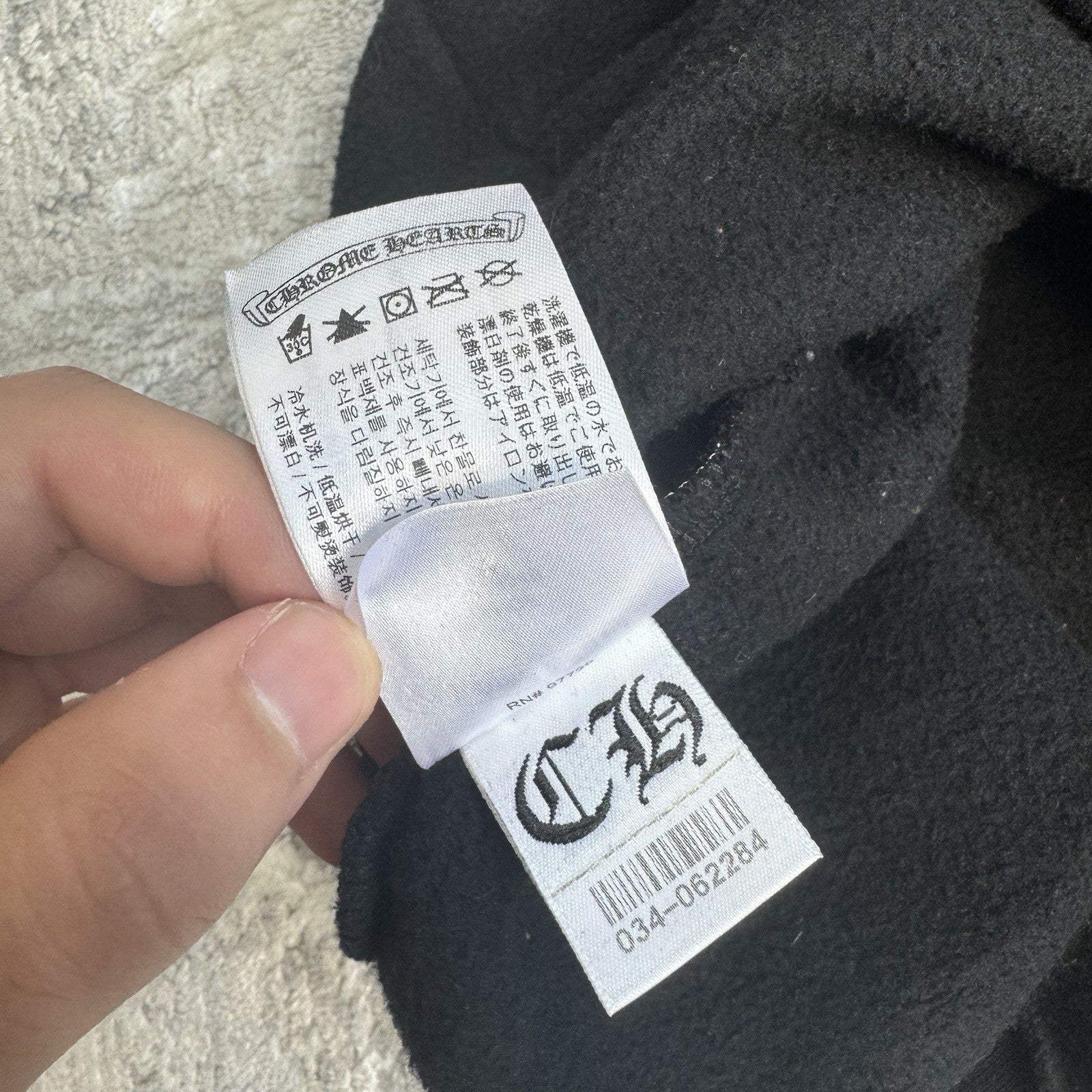 Chrome Hearts Stencil Pullover Hoodie 
