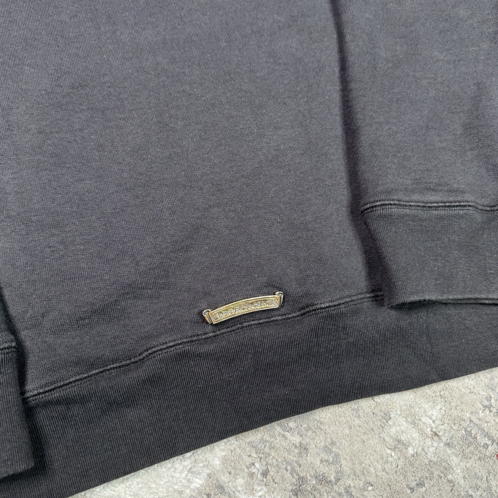 Chrome Hearts Paper Jam Leather Triple Cross Pullover Hoodie
