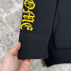 Chrome Hearts Cashmere Embroidered Sleeve Logo Pullover Hoodie 
