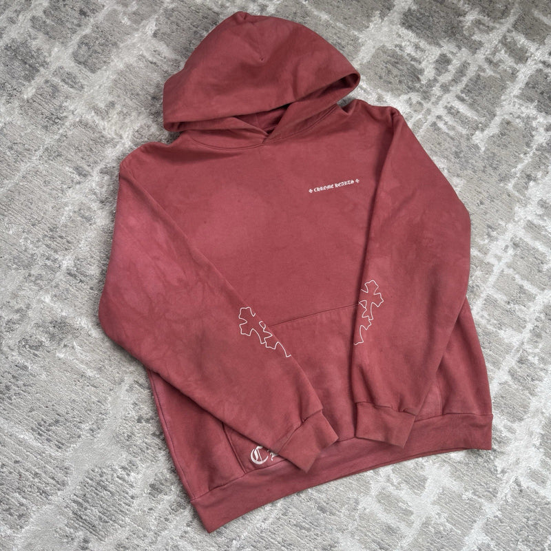 Chrome Hearts CLB Cutout Cross Pullover Hoodie