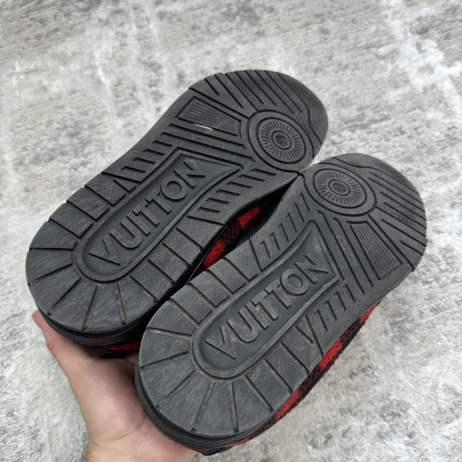 Louis Vuitton Trainer Low ‘red Plaid’ 