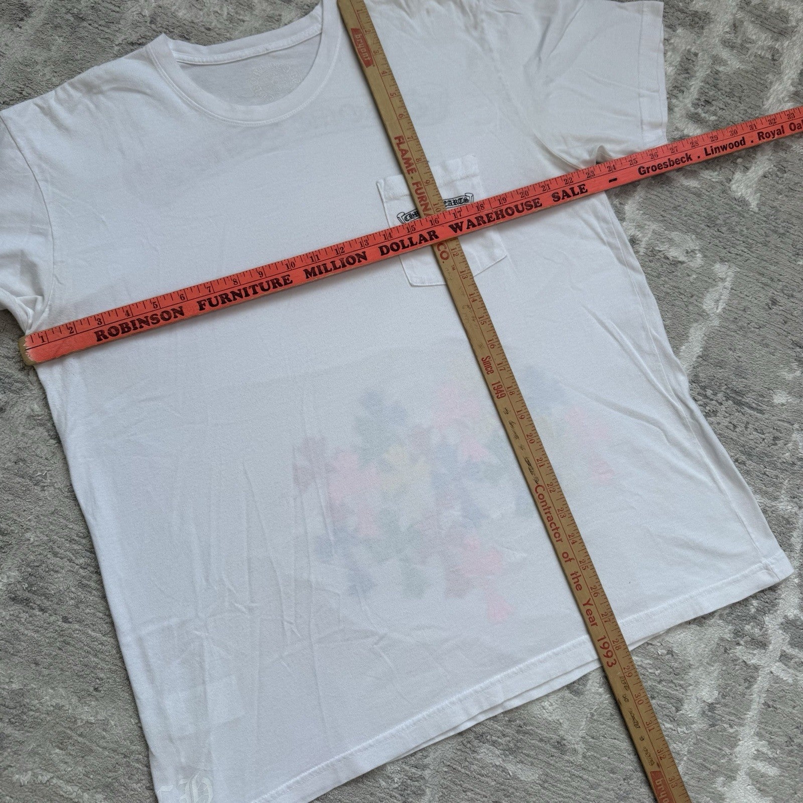 Chrome Hearts Cemetery Multi-color Cross Short Sleeve Shirt 