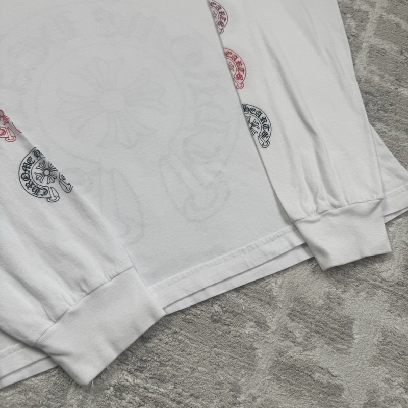 Chrome Hearts Horseshoe Multi-color Long Sleeve Tee Shirt 