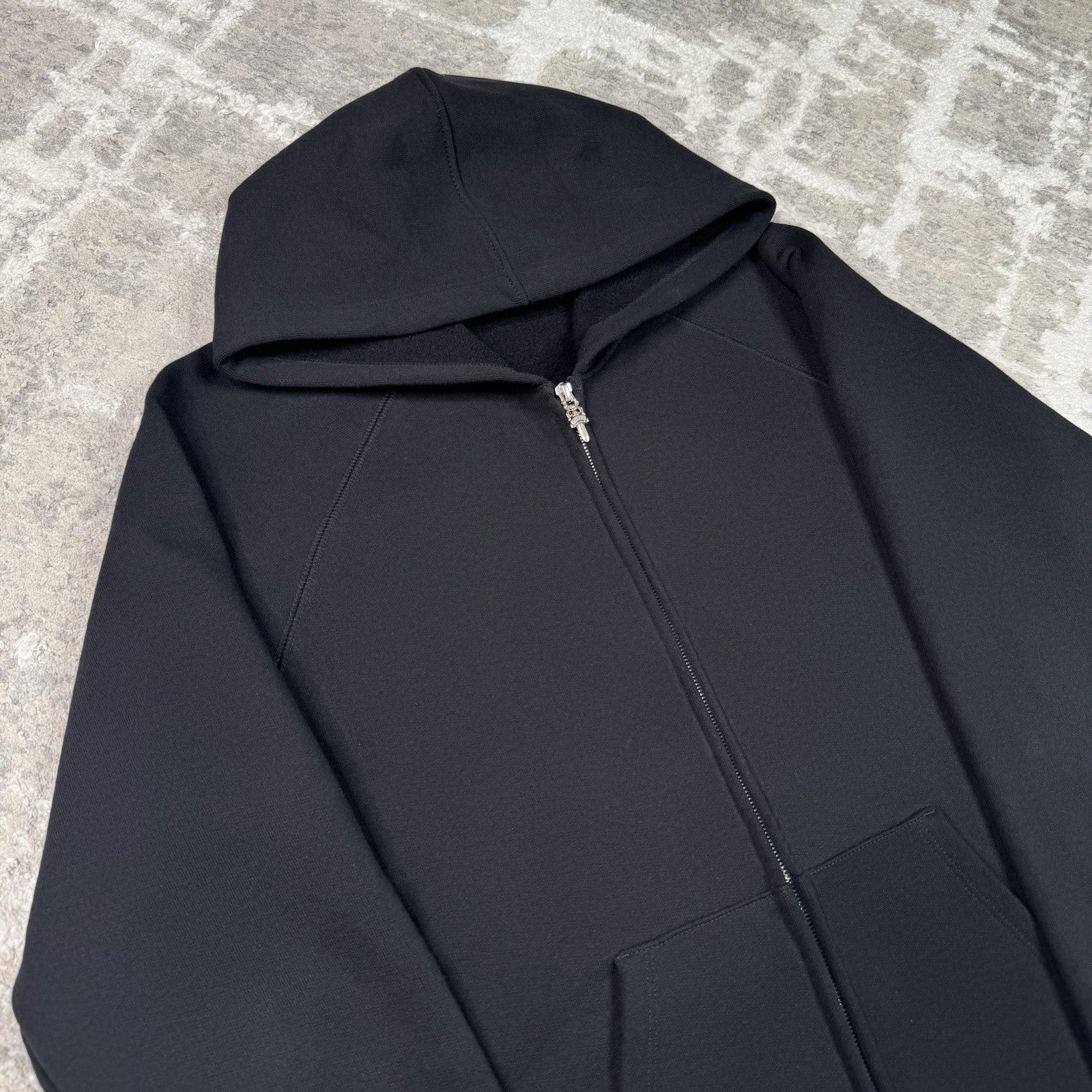 Chrome Hearts Sailin King Taco Triple Cross Embroidered Zip Up Hoodie 