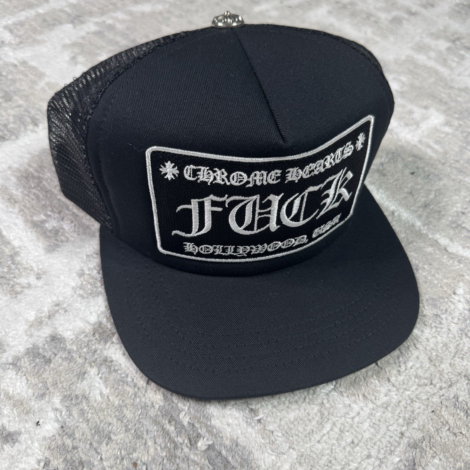 Chrome Hearts F*ck Hollywood Trucker Hat