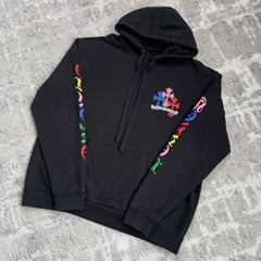 Chrome Hearts Cemetery Cross Multi-color Pullover Hoodie 
