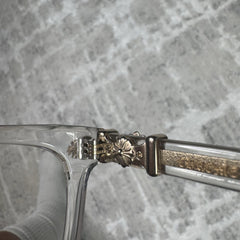 Chrome Hearts Cox Ucker Clear Frame Glasses