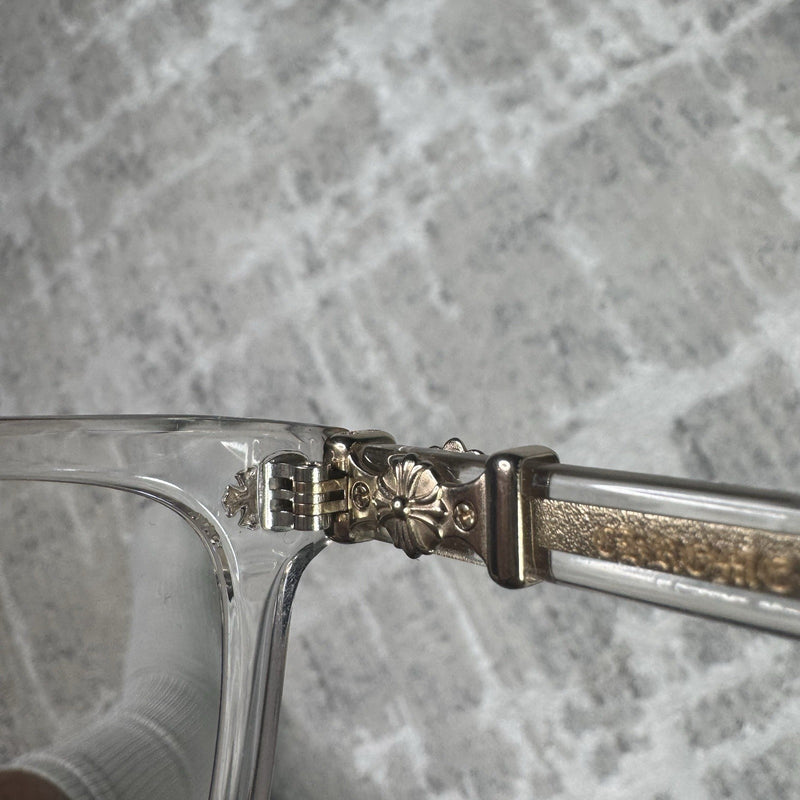 Chrome Hearts Cox Ucker Clear Frame Glasses