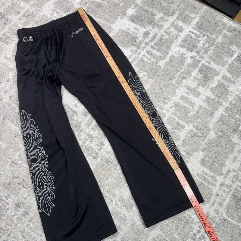 Chrome Hearts Mesh CH Floral Stadium Sweatpants 