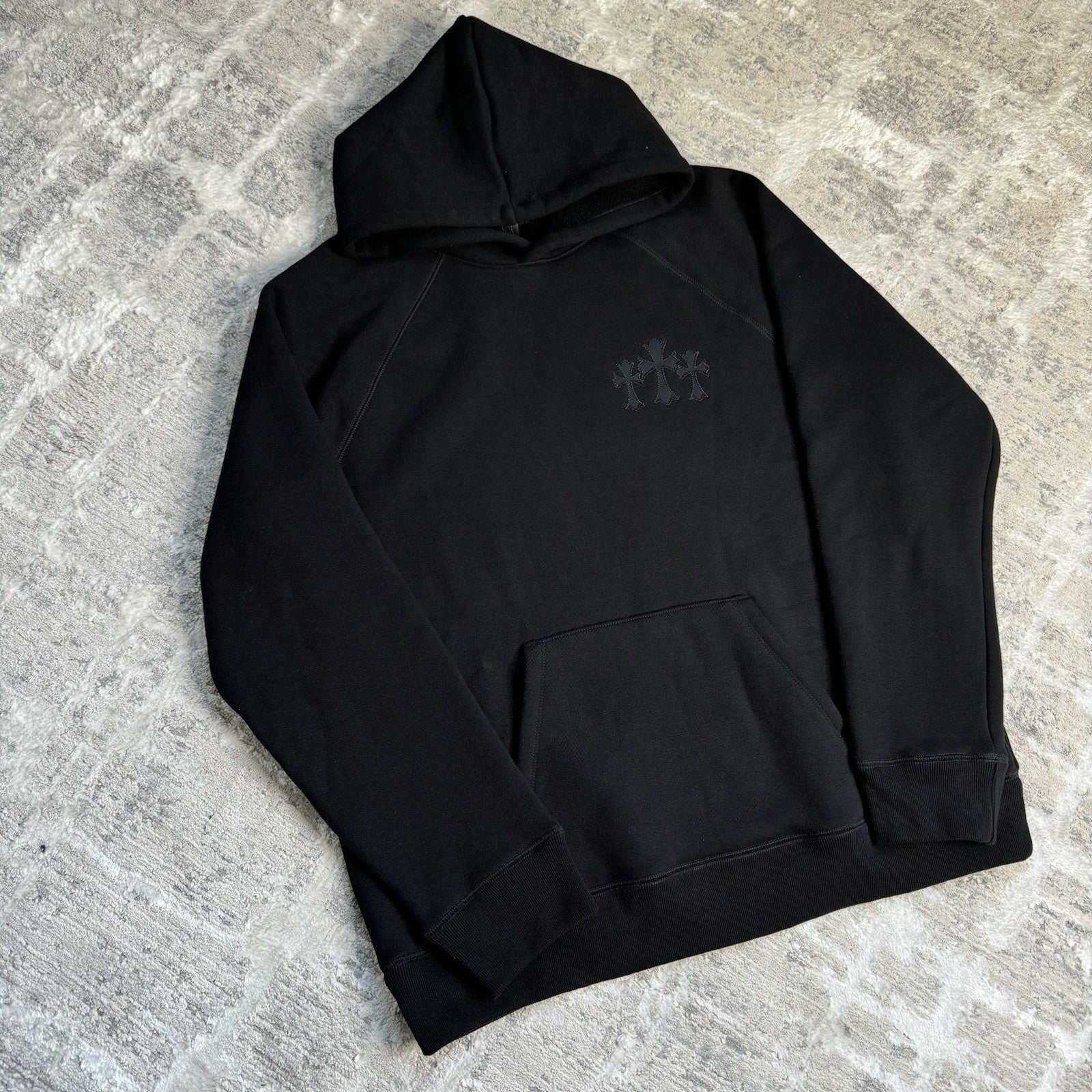 Chrome Hearts Nylon CH Triple Cross Pullover Hoodie 