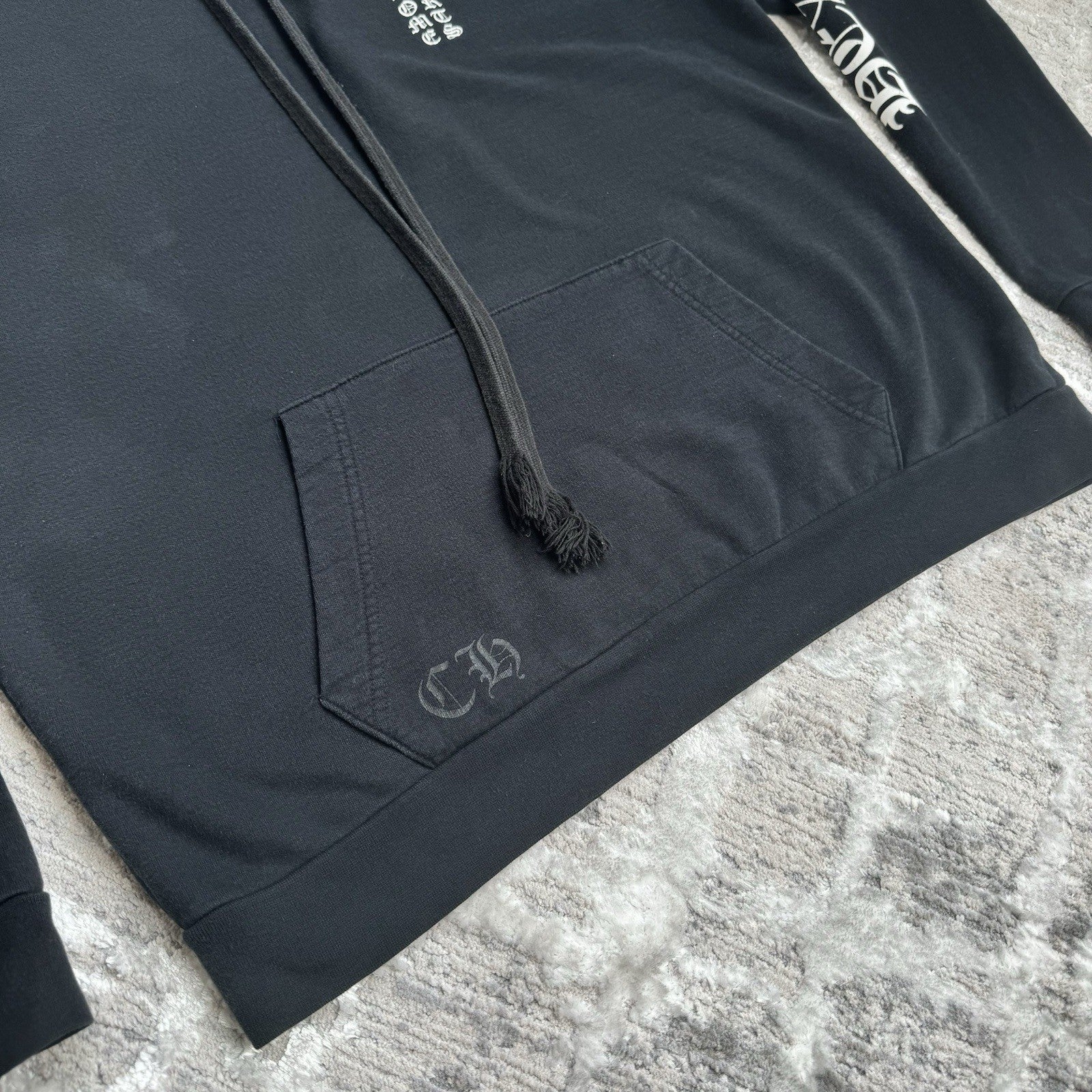 Chrome Hearts Vertical Sleeve Logo Pullover Hoodie 