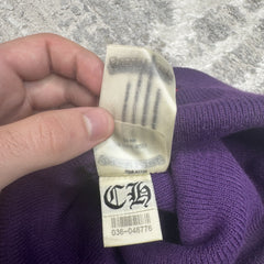 Chrome Hearts Triple Cross Embroidered Logo Beanie Hat