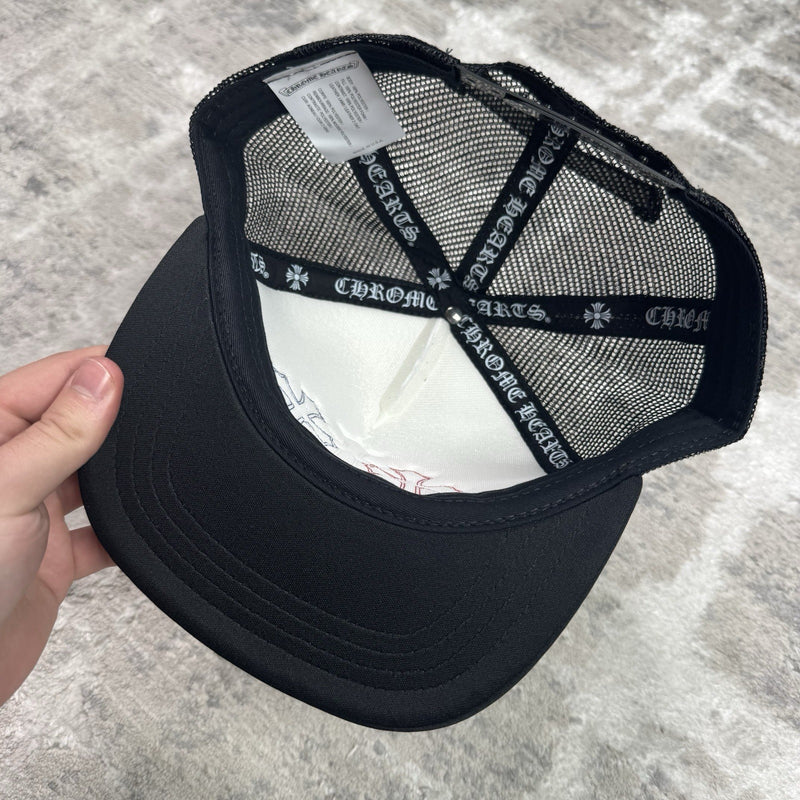 Chrome Hearts 4th Of July Leather Triple Cross Trucker Hat