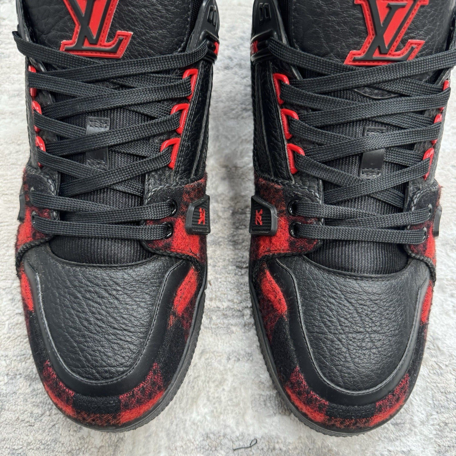 Louis Vuitton Trainer Low ‘red Plaid’ 