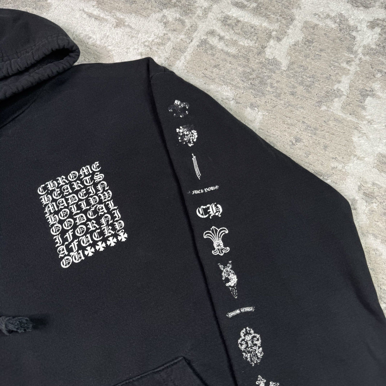 Chrome Hearts Multi Sleeve Logo Pullover Hoodie 