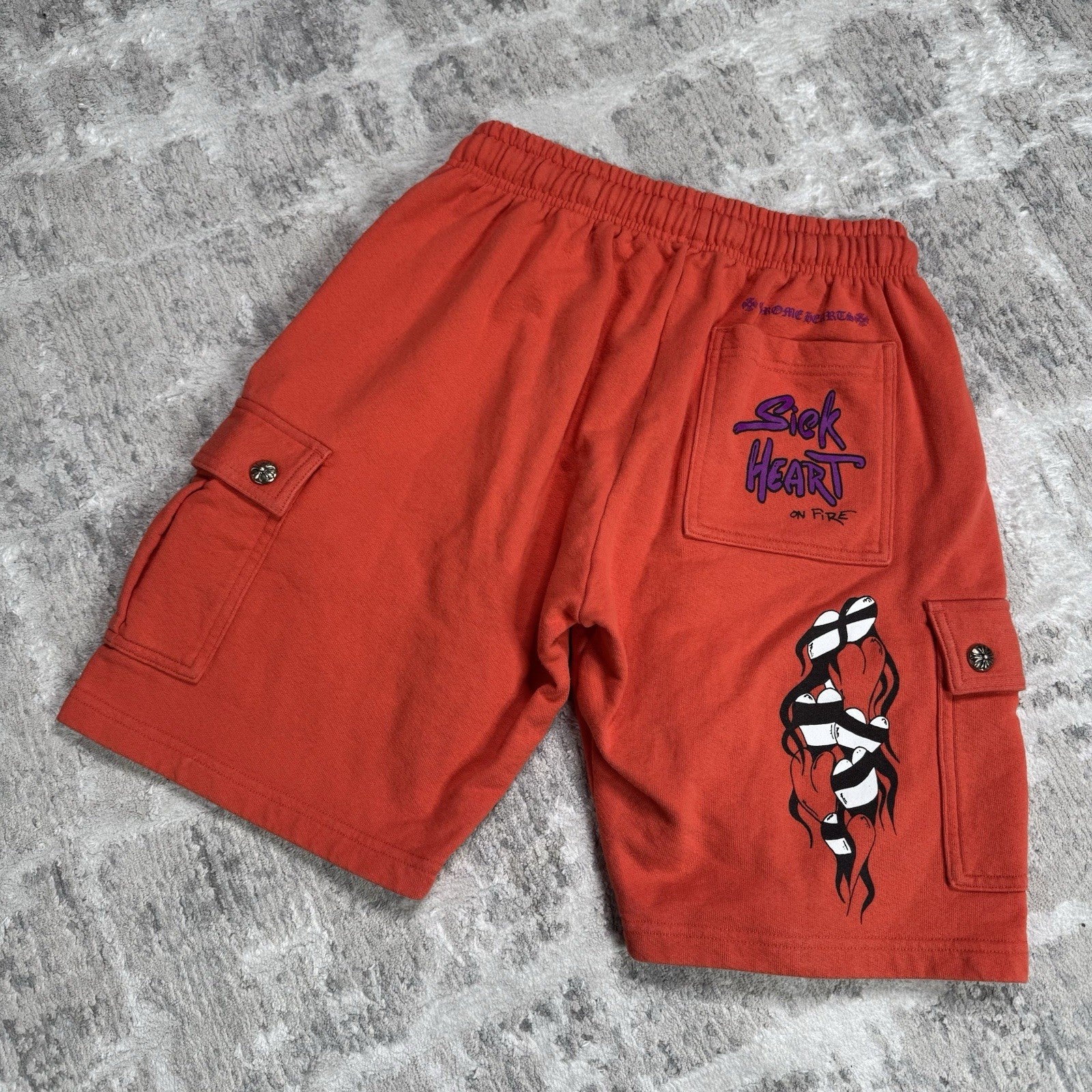 Chrome Hearts Matty Boy Sadistic Lipstick Sweatshorts 