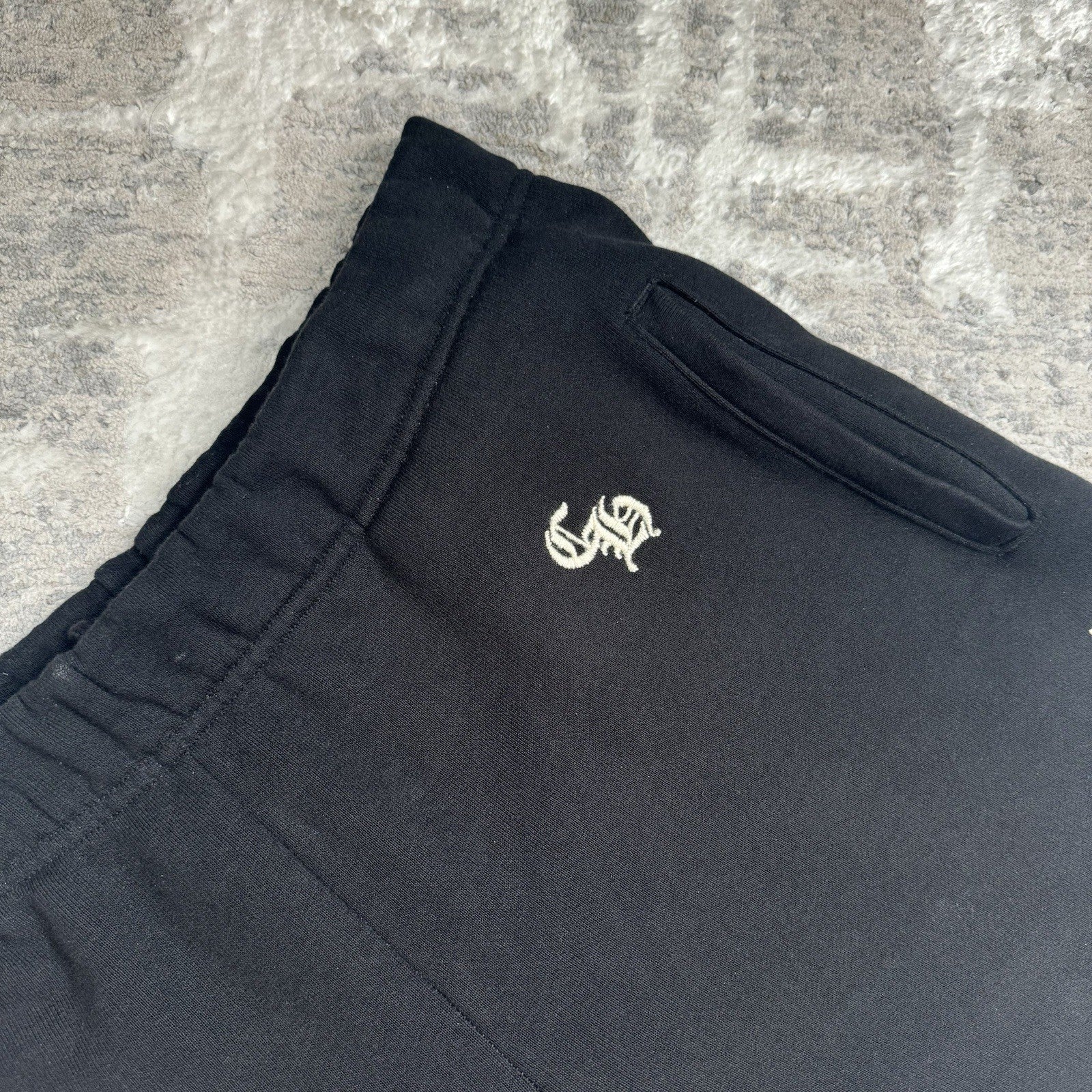 Chrome Hearts SLO Ride Embroidered Shorts 