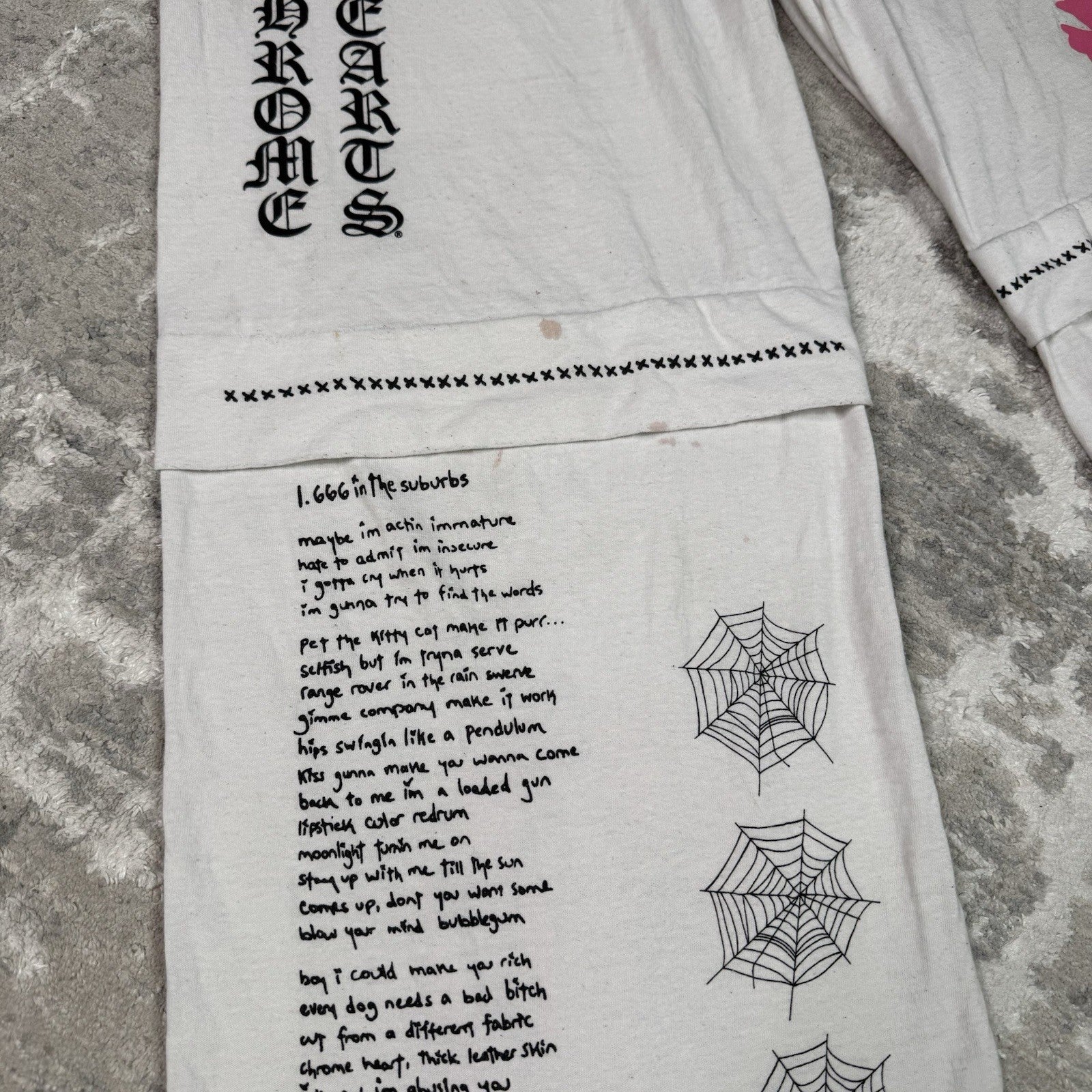 Chrome Hearts Deadly Doll Patchwork Sweatpants 