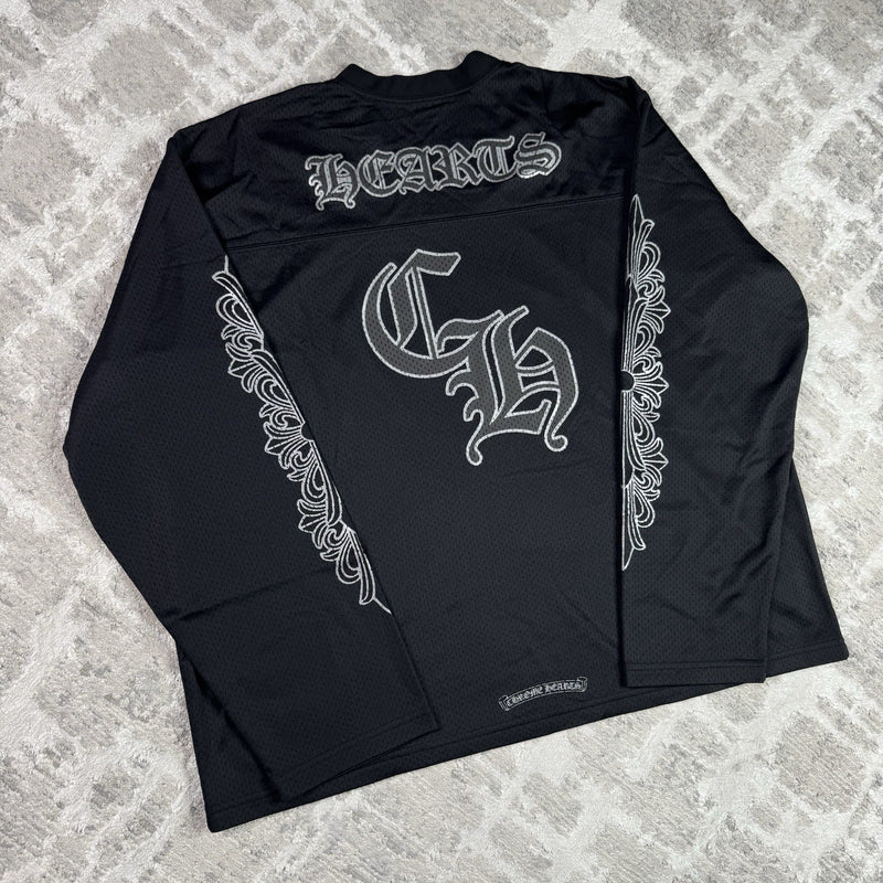Chrome Hearts Mesh Stadium Floral Long Sleeve Jersey 