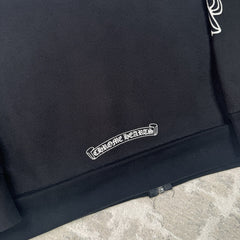 Chrome Hearts Horseshoe Floral Zip Up Hoodie 