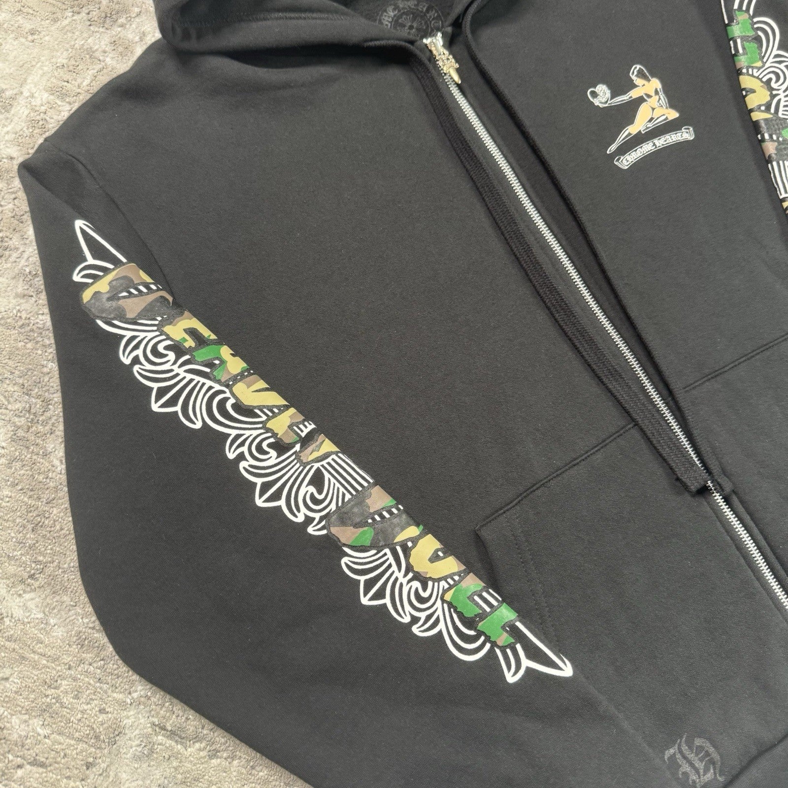 Chrome Hearts Deadly Doll Zip Up Hoodie 