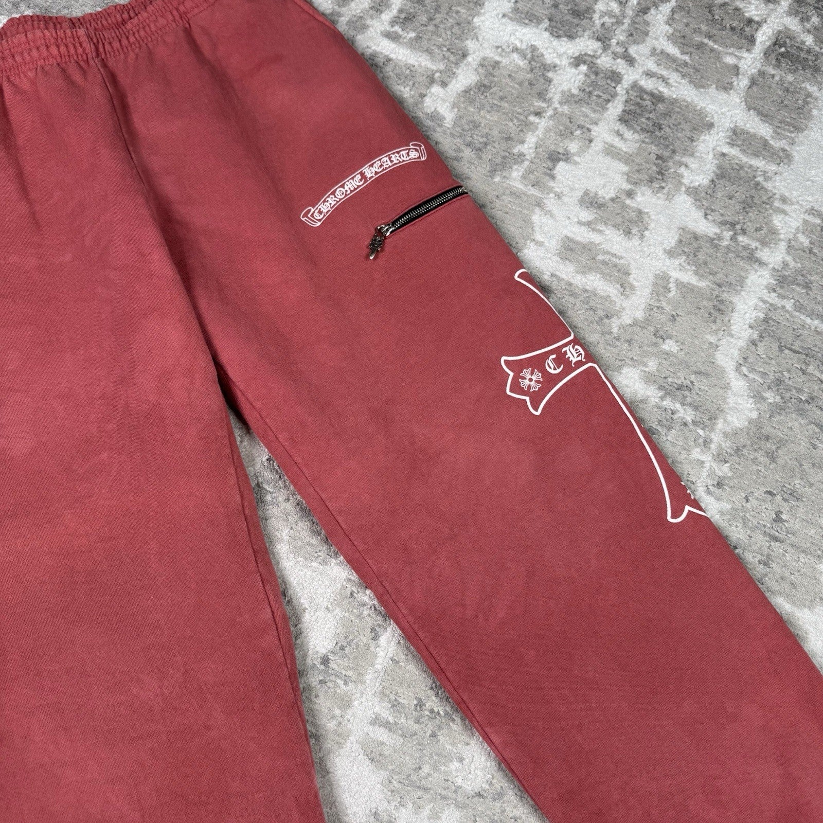 Chrome Hearts Drake CLB Cross Dagger Sweatpants 