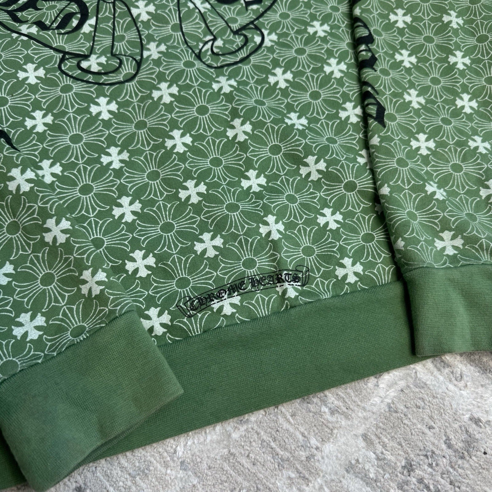 Chrome Hearts Plus Cross Monogram Zip Up Hoodie 