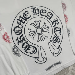 Chrome Hearts Horseshoe Multi-color Long Sleeve Tee Shirt 