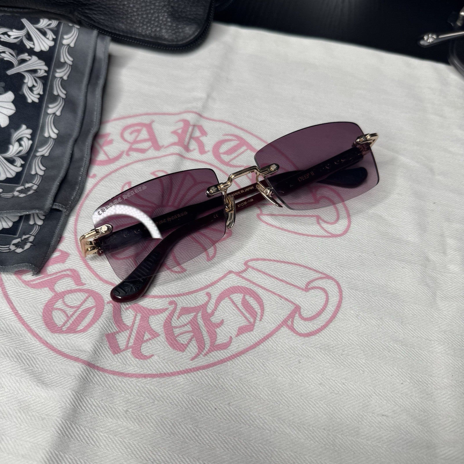 Chrome Hearts Deep 2 Sunglasses 