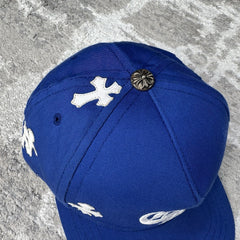Chrome Hearts Leather Cross Patch Baseball Hat
